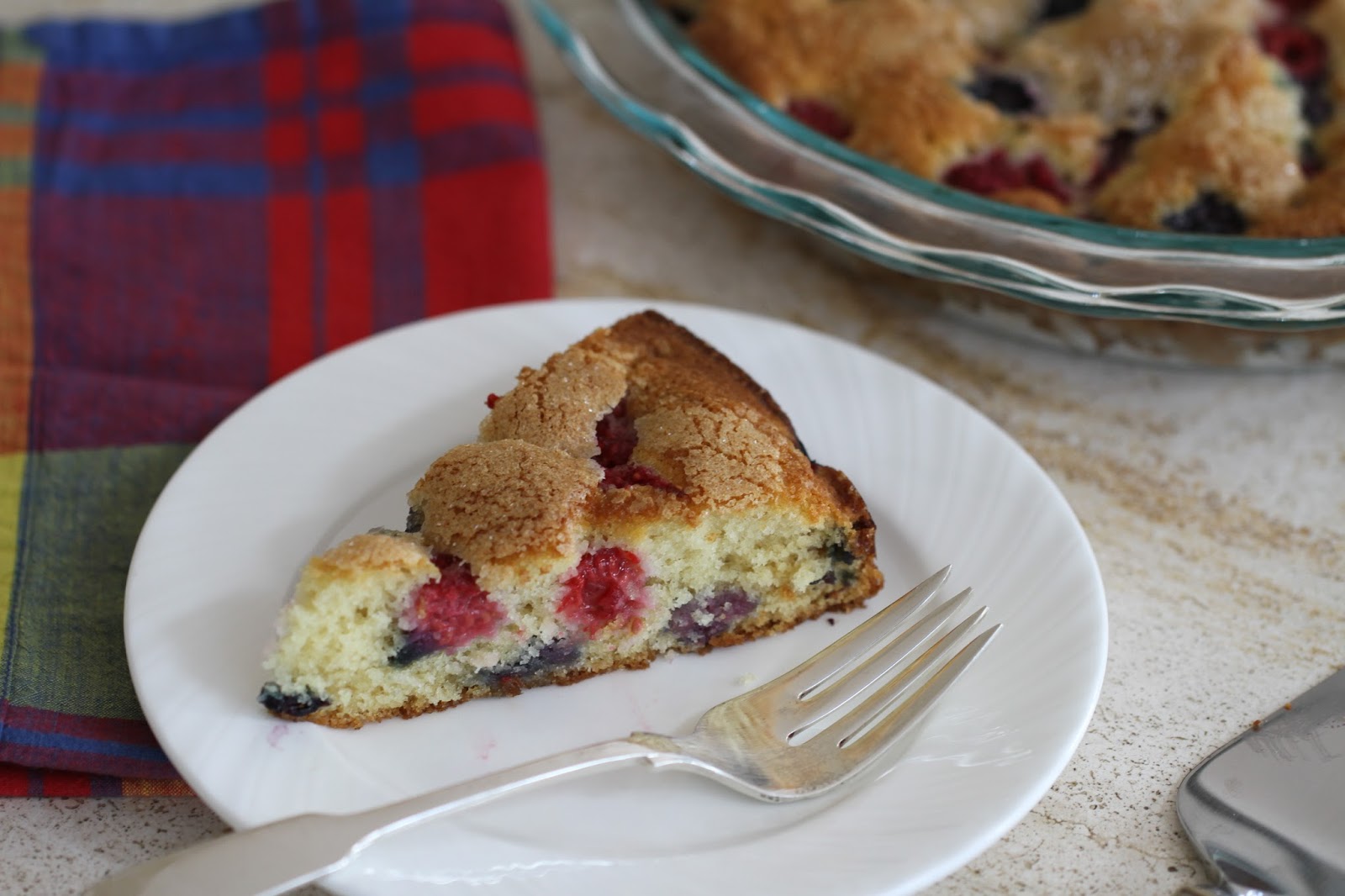 Buttermilk Cake with Mixed Berries (and a Secret Code) Ever Open Sauce