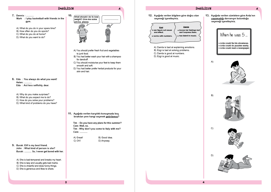 yldz ingilizce subat 2015