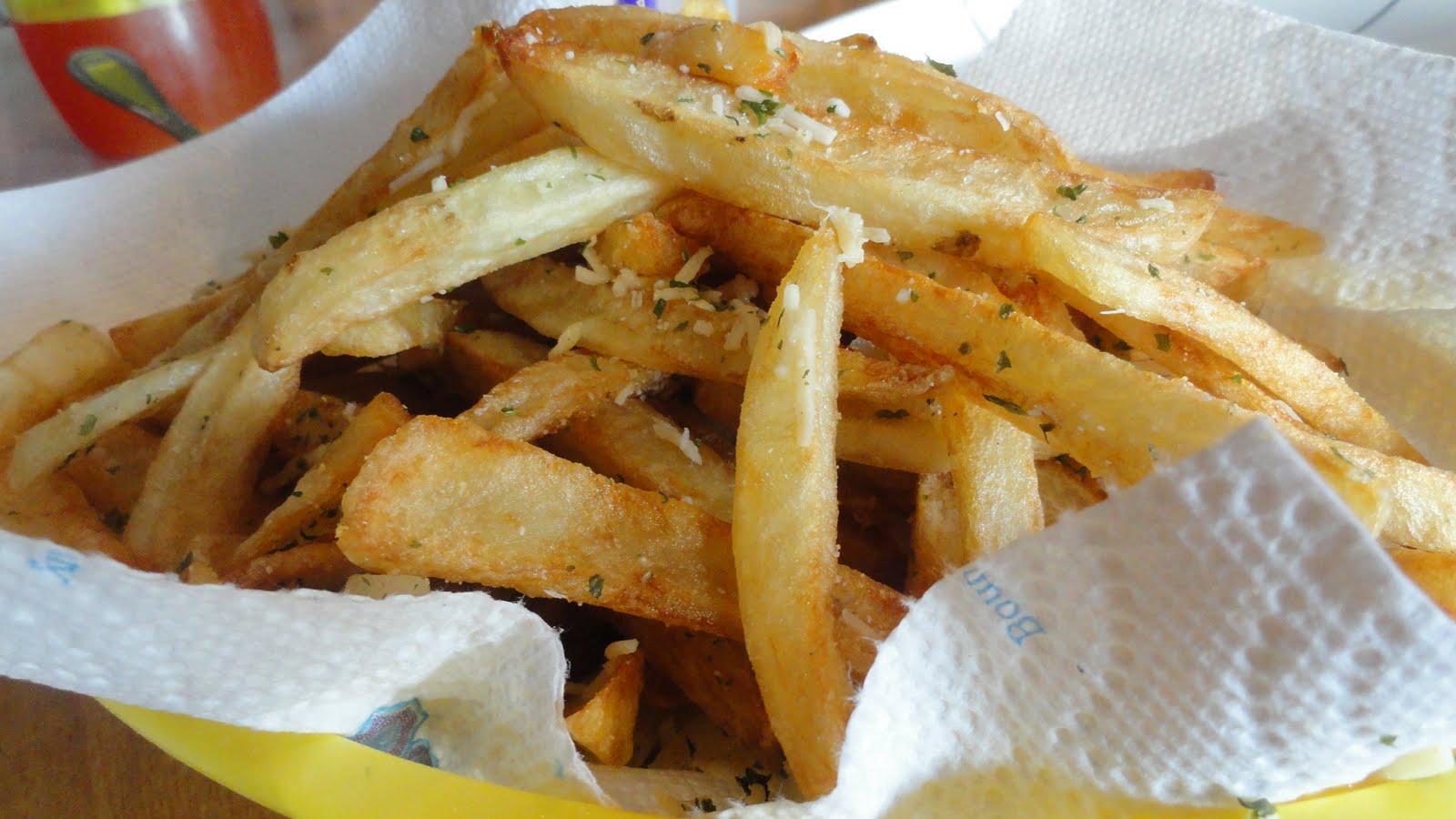 The OnCall Cook Parmesan Fries with Cajun Fry Sauce