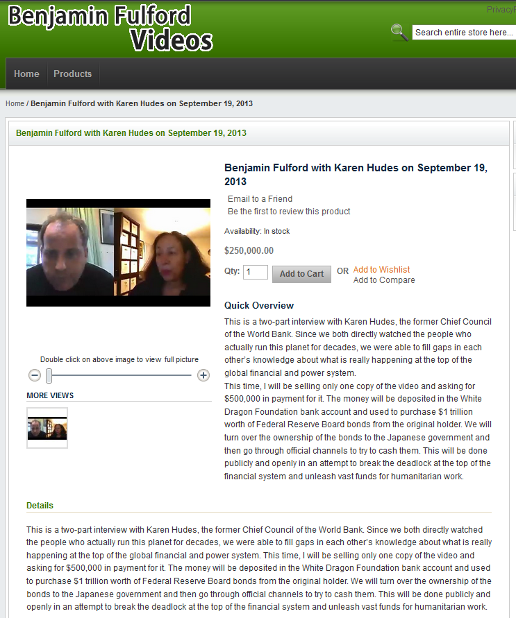 Benjamin Fulford Selling Interview With Karen Hudes for $500,000  Fulford+half+a+million
