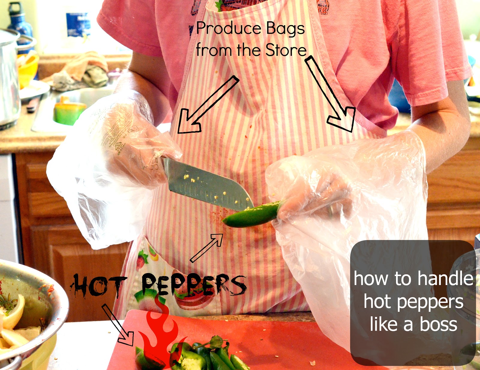 How to Handle Hot Peppers (without buying plastic gloves) Bless This Mess