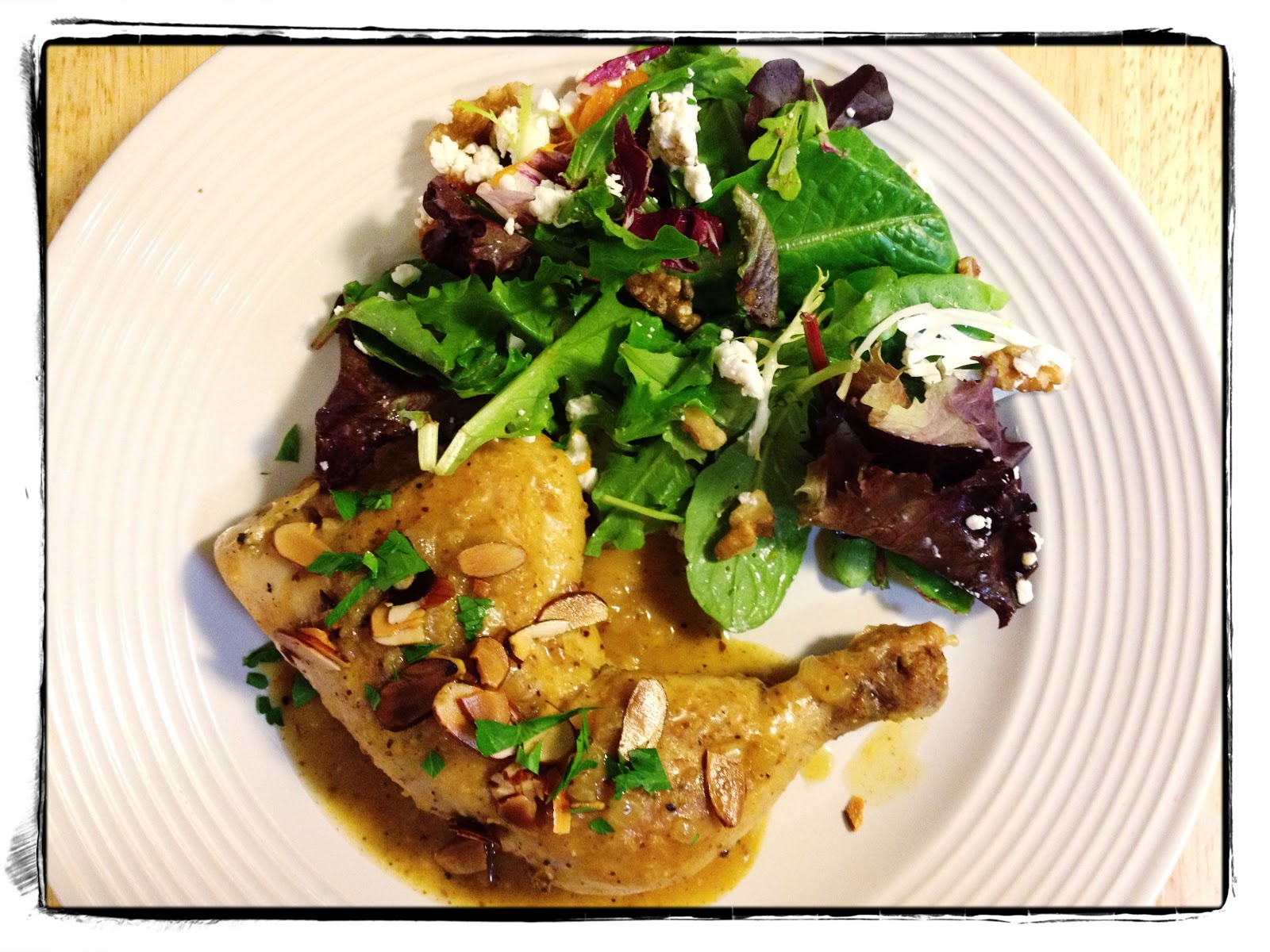 The Lush Chef Chicken in GarlicAlmond Sauce