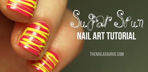 Sugar Spun Nail Art Tutorial