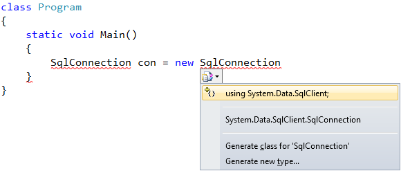 how to find the namespace to which a class belong