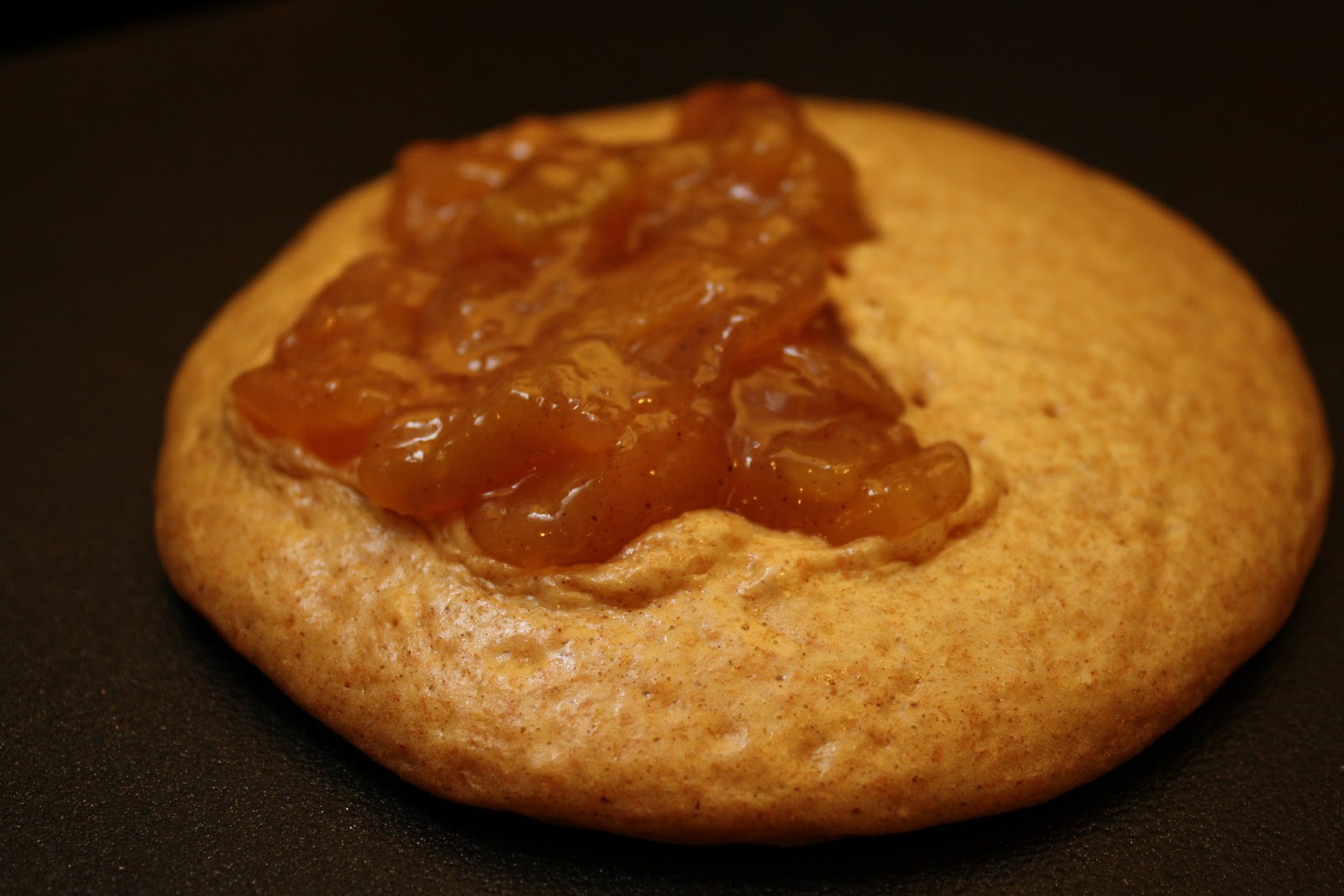 Elizabeth's Daisies Stuffed Pancakes with Caramel Syrup