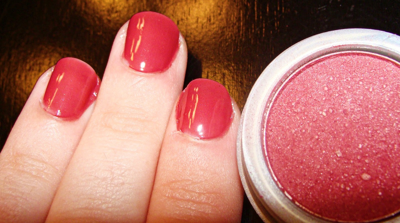 kiss, laugh, & dream Nail Polish From Eyeshadow