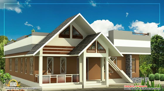 Single Story House - 1100 Sq. Ft. - Kerala home design and ...