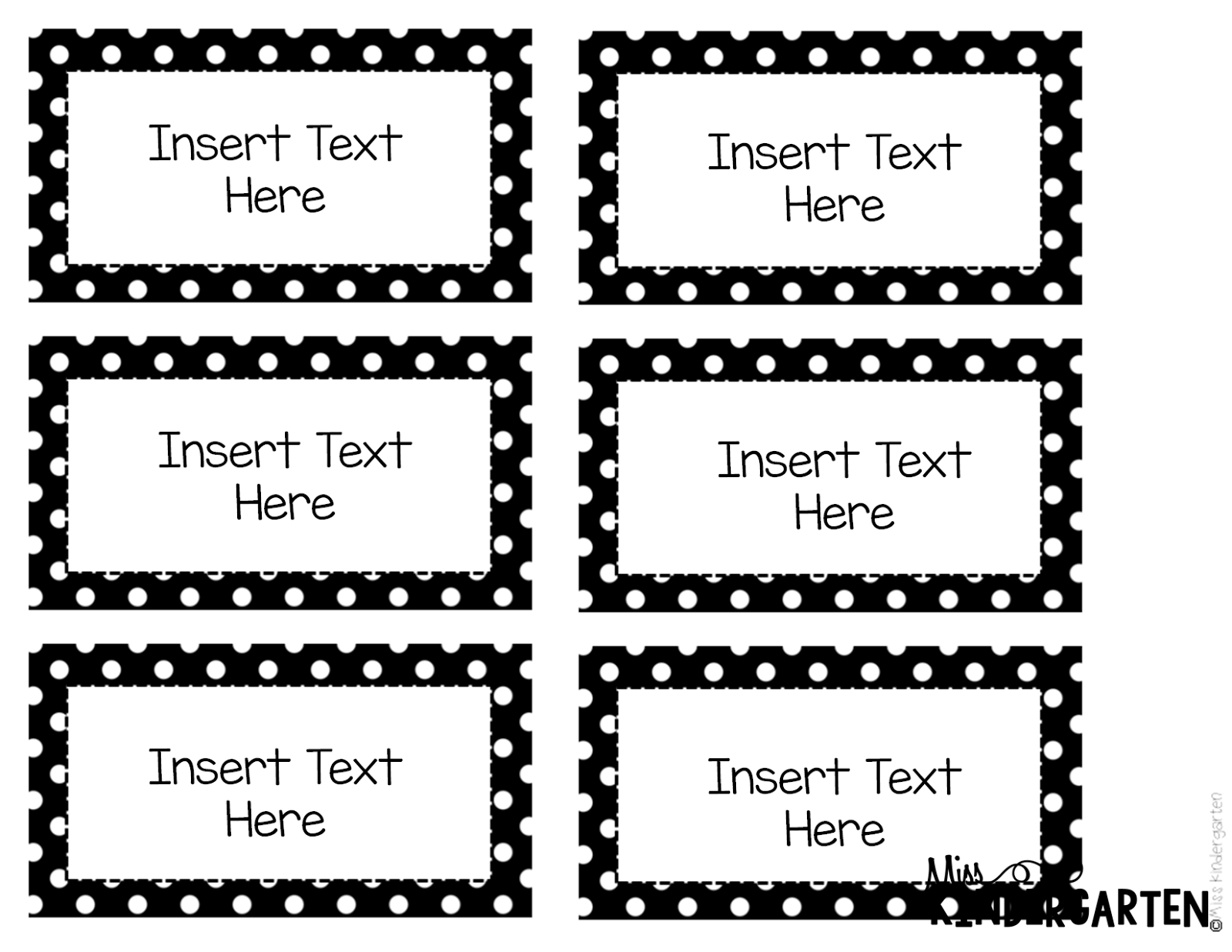 Editable Word Wall Templates! - Miss Kindergarten With Regard To Blank Word Wall Template Free