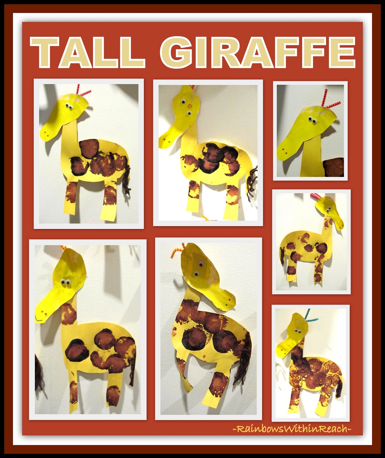 How to make a giraffe ruler - Kids Craft (Hellokids) 