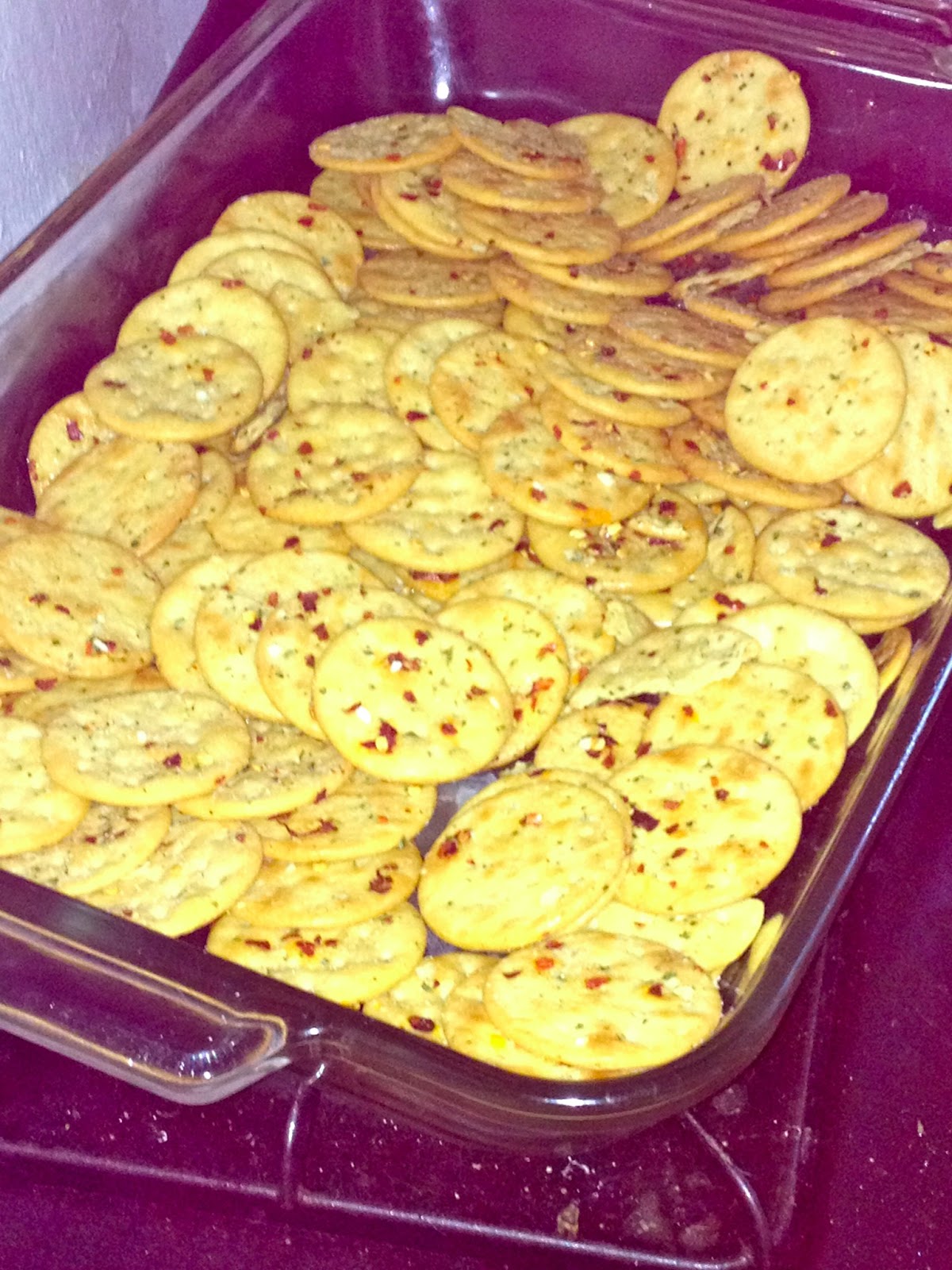 Roasted Ranch Red Pepper Crackers (aka Fire Crackers!)