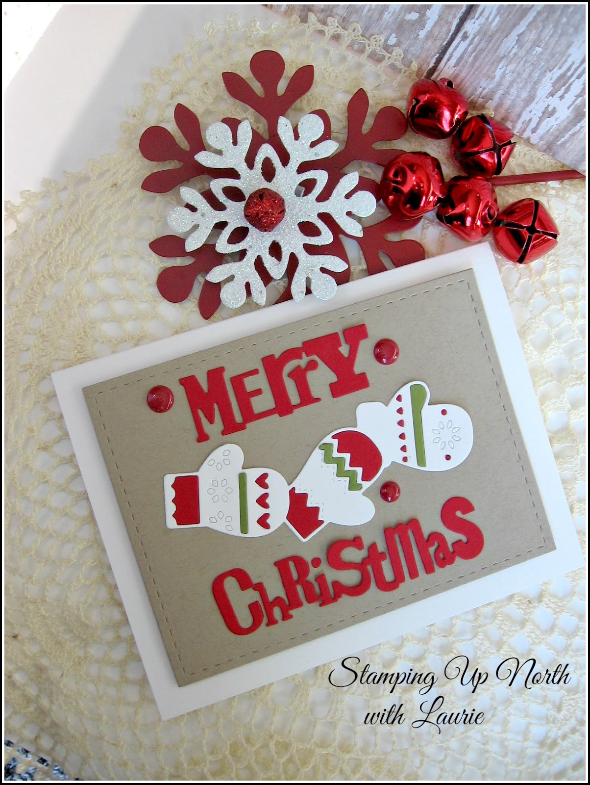 stamping up north with laurie Memory Box Stacked Mittens