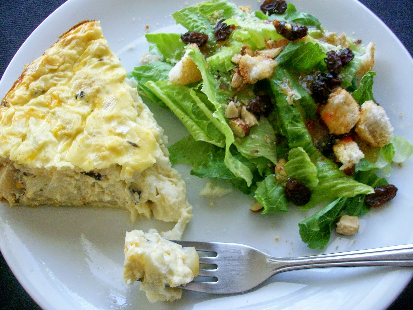 Martha's Recipe Cauliflower Quiche Crustless