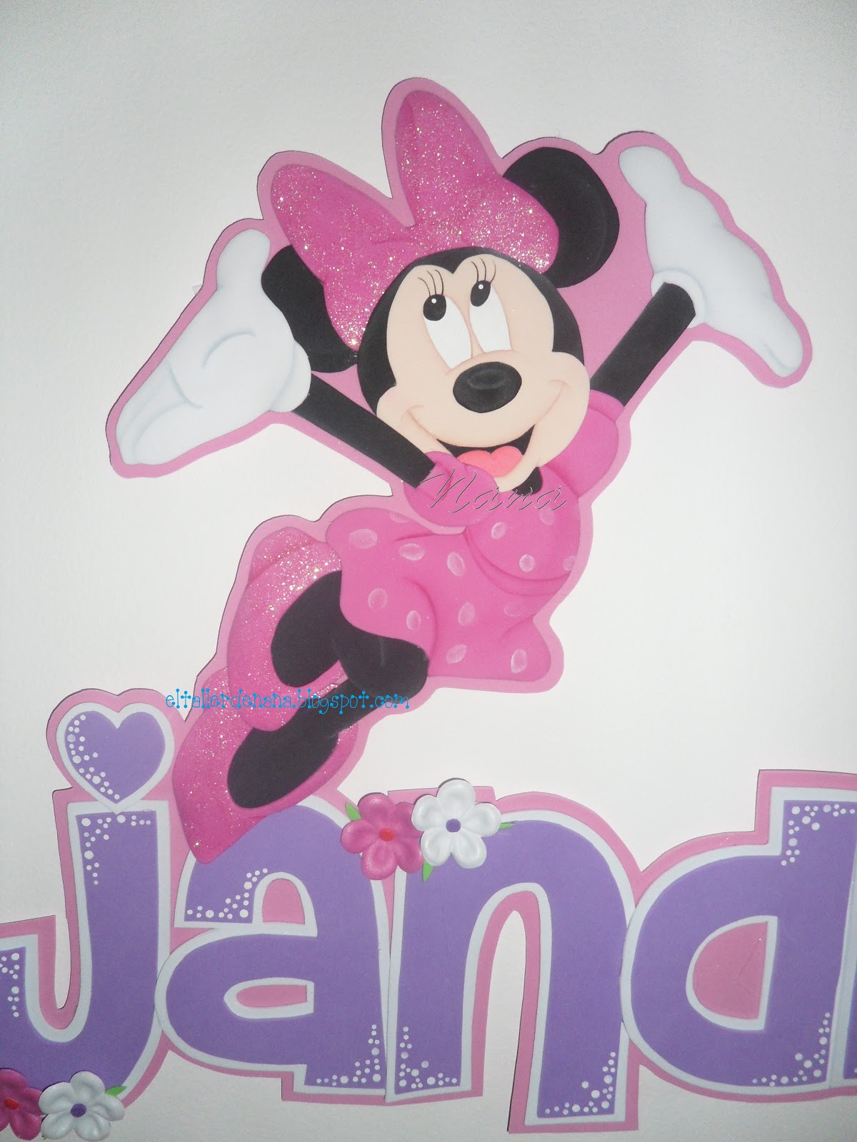 NAME IT Mädchen Langarmshirt - Weiches Top Mit Minnie Mouse Design