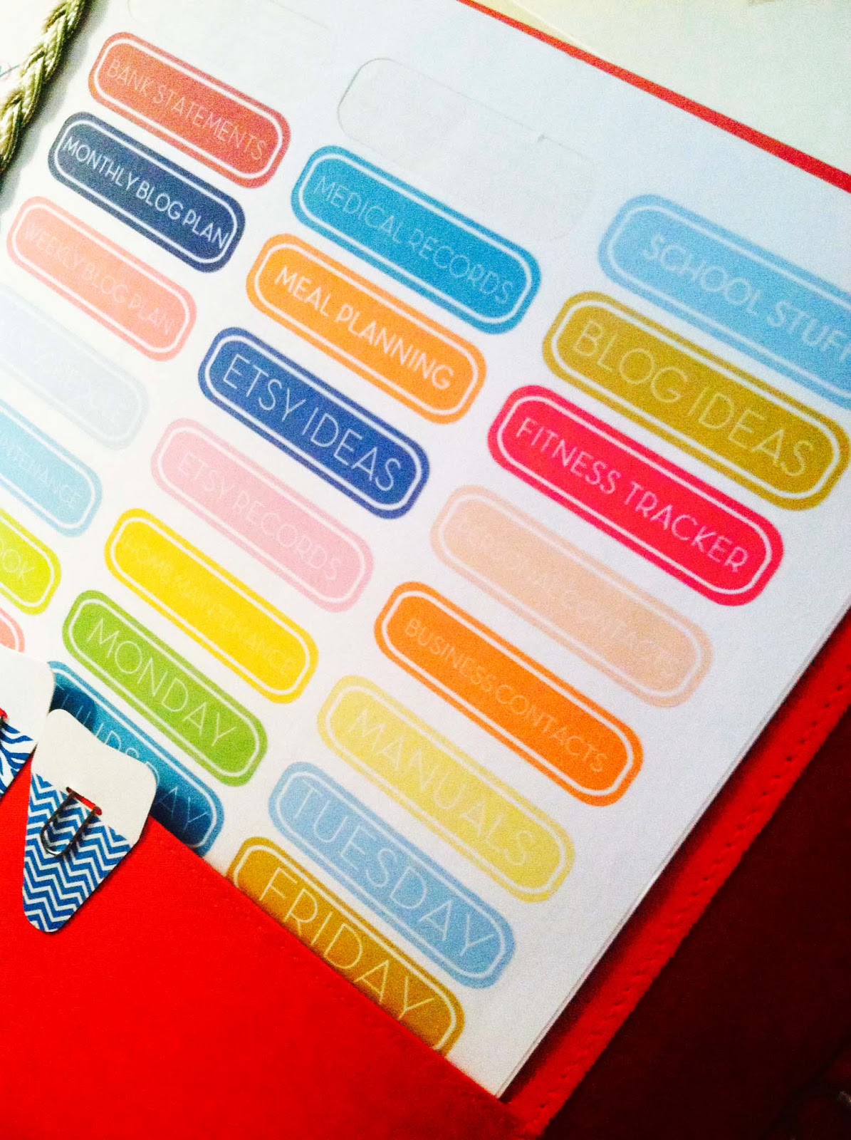 DIY PLANNER DIVIDERS A SILHOUETTE CHALLENGE The House on Hillbrook