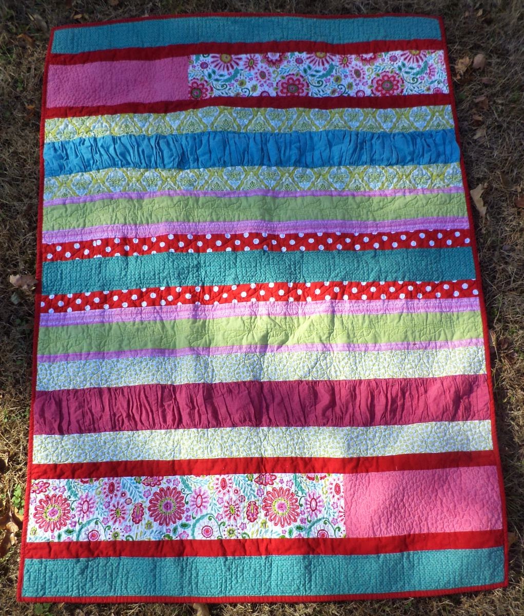 Kat & Cat Quilts Friday Finish, with Ruffles!