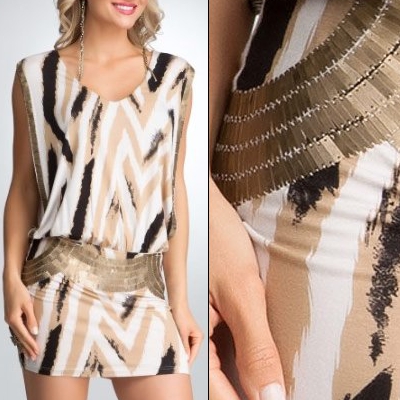bebe zebra dress