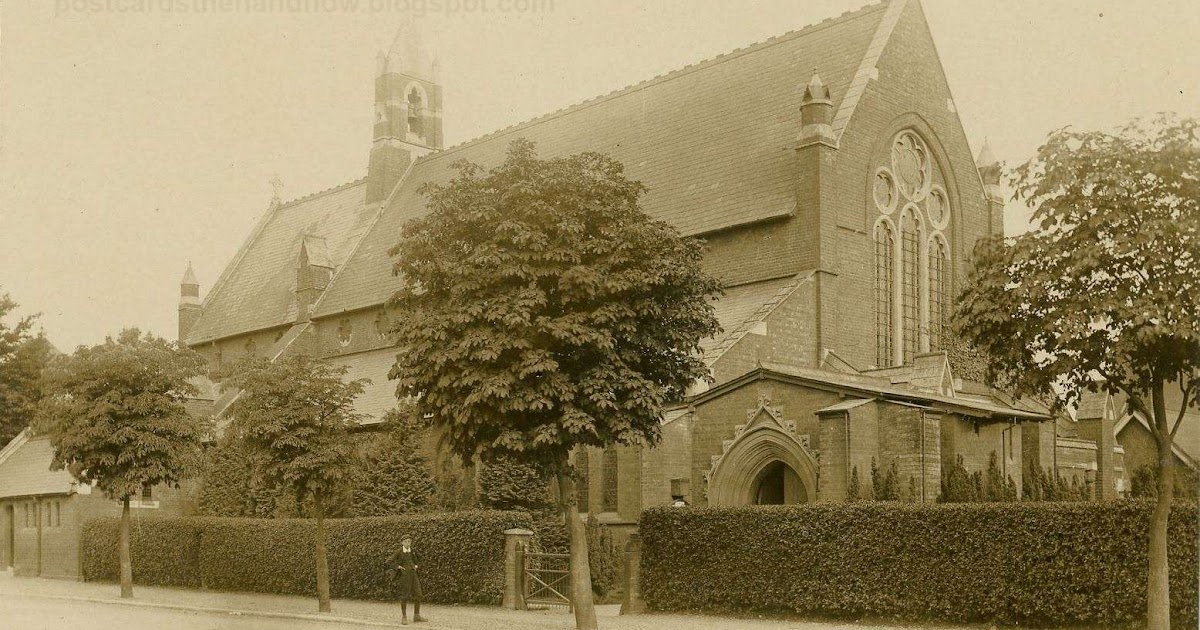 Postcards Then and Now Farnborough, Hampshire, St Marks Church c1912