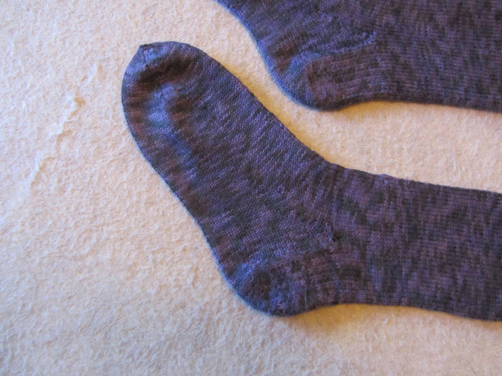 the unencumbered woman The World's Longest Sock, and the Grooviest Bag