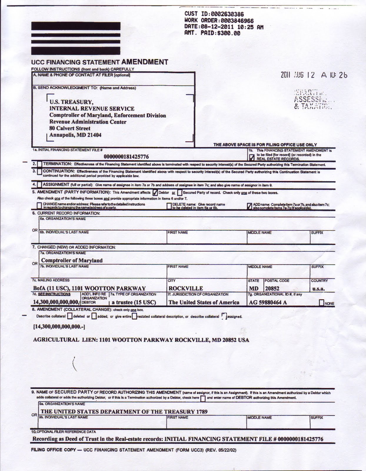 goblinracl irs mailing address maryland