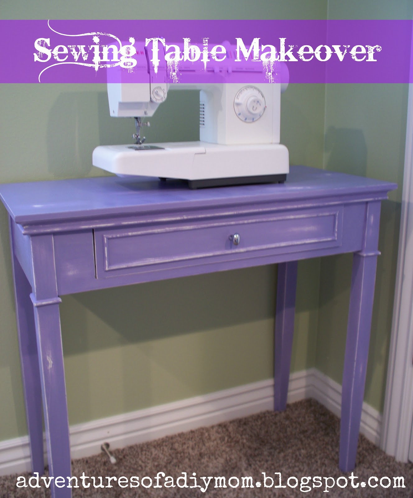 Sewing Table Makeover Adventures of a DIY Mom