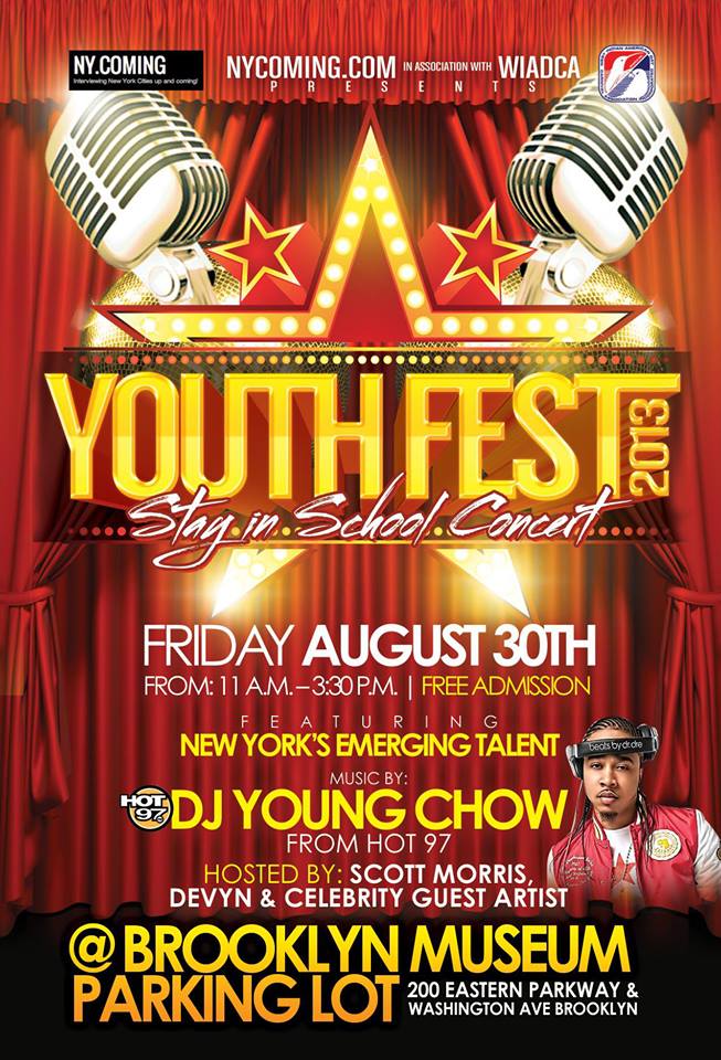Creating Legacies Youth Fest 2013 FREE Stay in School Concert Friday