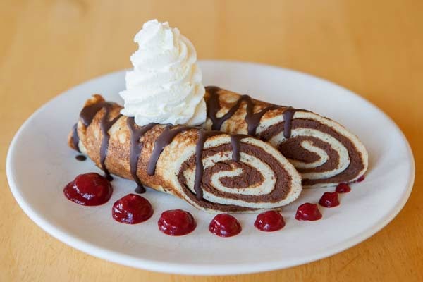 pannkakor med grädde