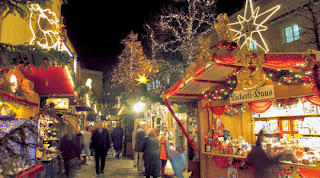 les marches de noel village de noel
