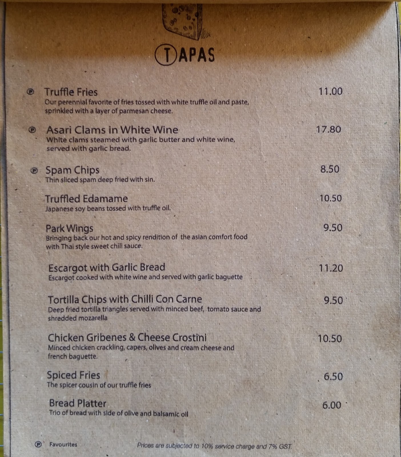 Food Review PARK at Holland Village