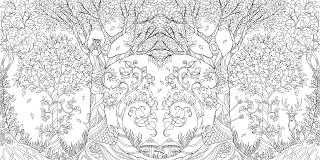 enchanted forest coloring book by johanna basford