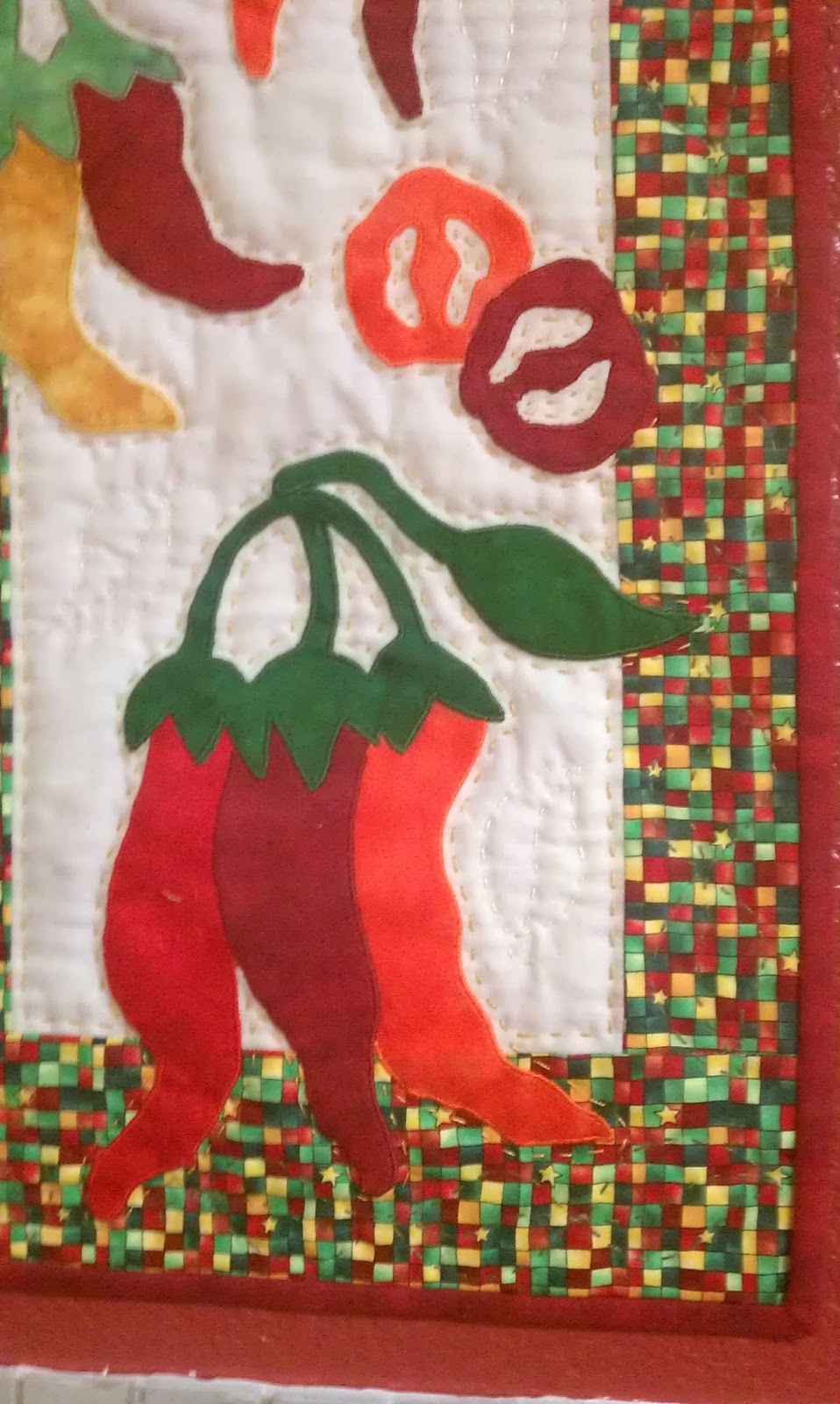 Heidi's Nest Quilts in My Home Chili Pepper Quilt