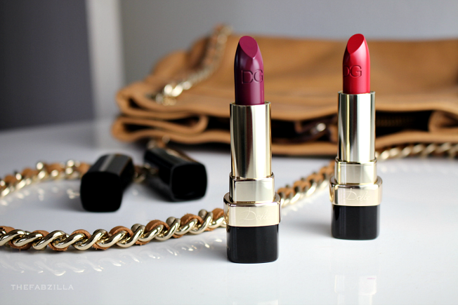 Dolce and Gabbana Matte Lipsticks, Review, Swatch, tom ford lip color matte, tom ford lip color matte black dahlia, tom ford lip color matte ruby rush, dolce and gabbana dolce inferno, dolce and gabbana dolce ruby