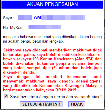 E+Kasih+Borang+Permohonan Ok, setelah selesai semak semua bahagian boleh teruskan tekan butang ...