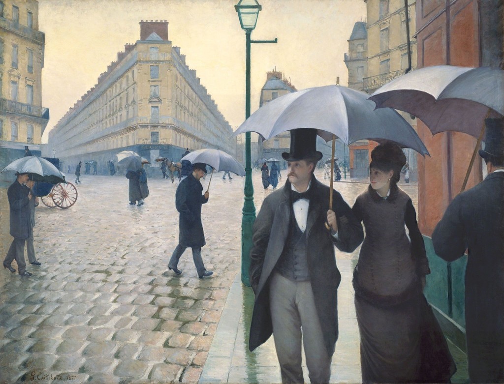 Paris Street; Rainy Day, 1876-1877