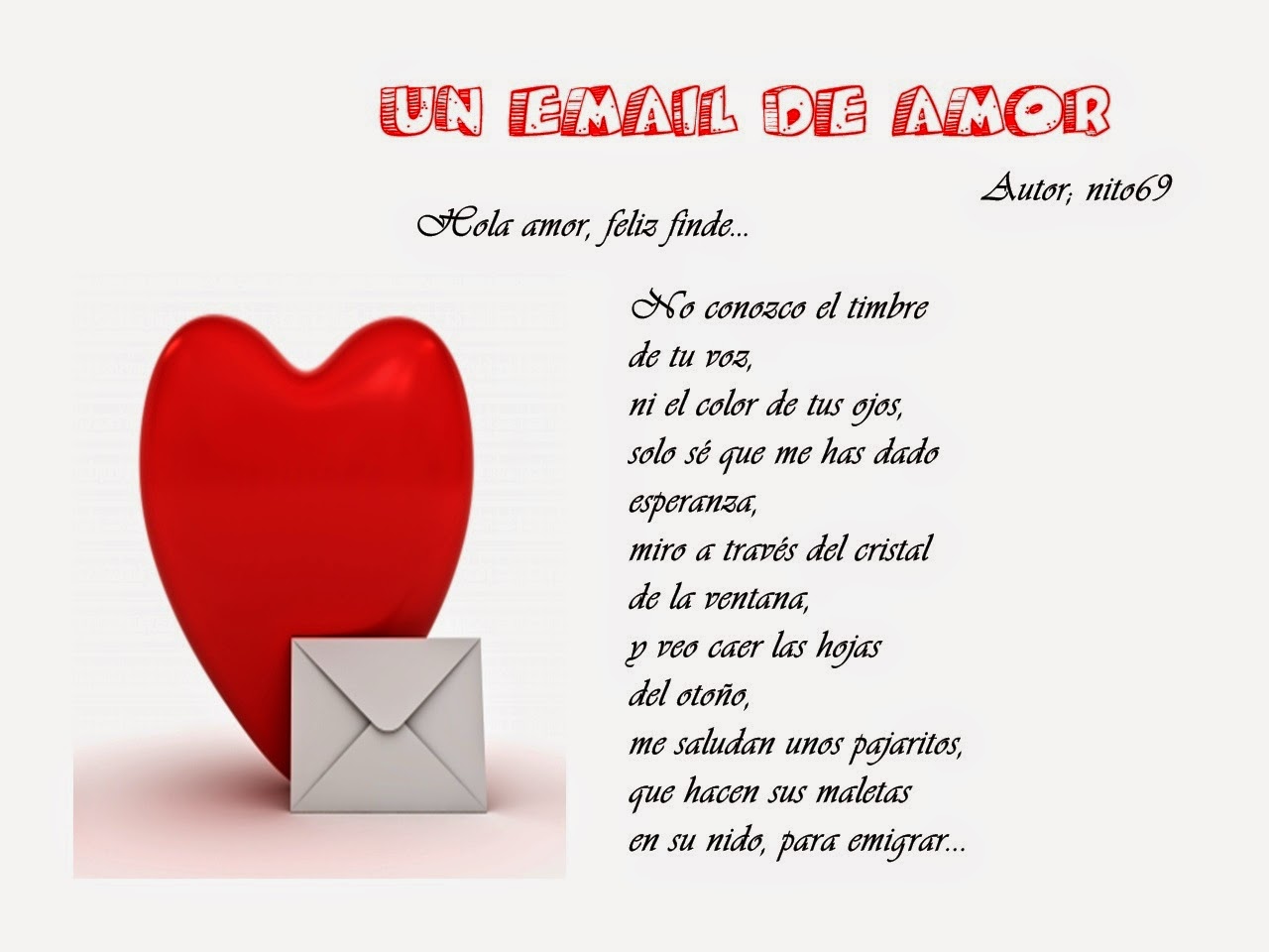 UN EMAIL DE AMOR