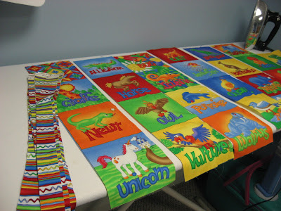 Animal Alphabet Quilt ~ Getting Started