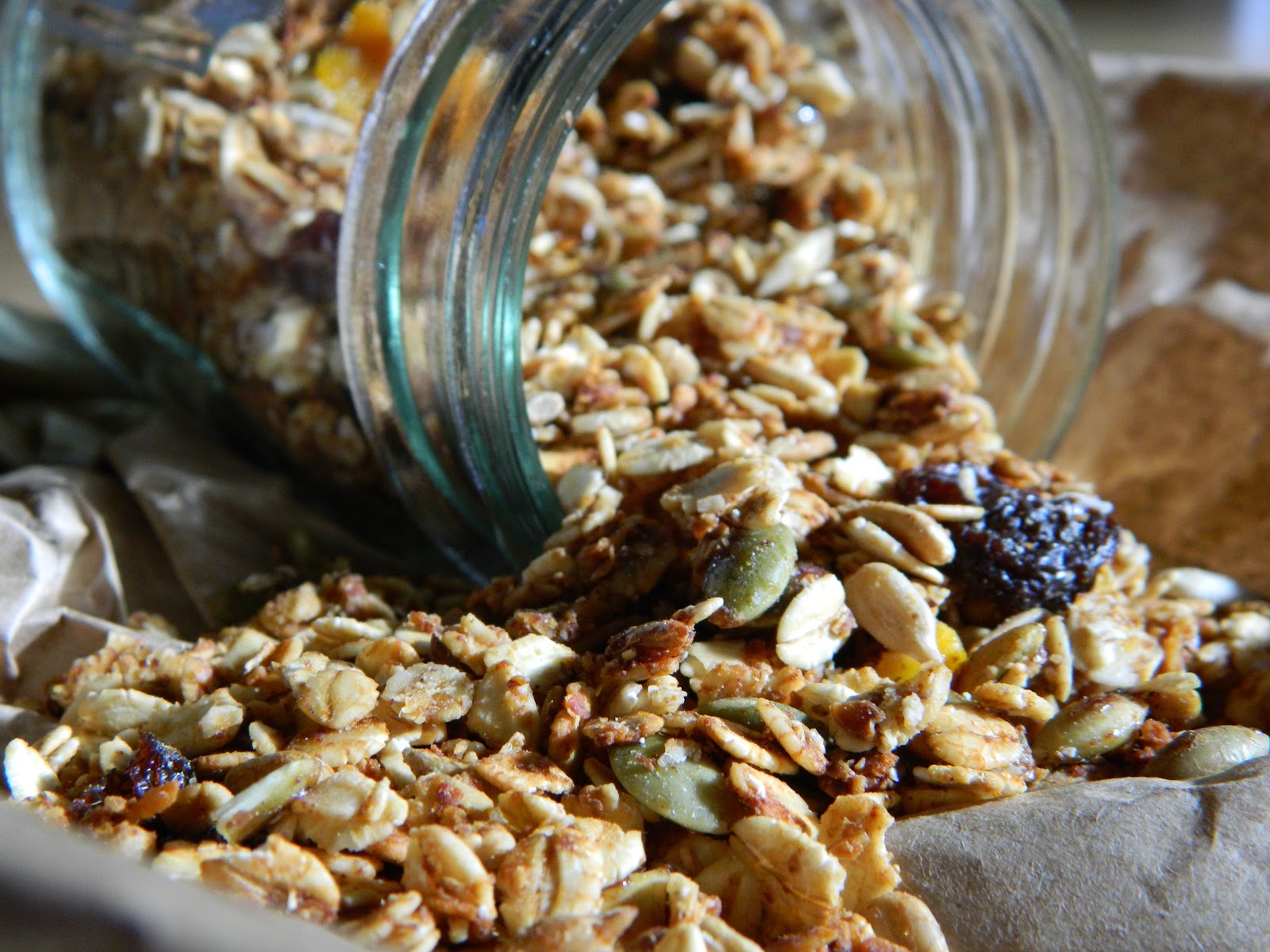The Cyclist's Wife Pumpkin Granola with Candied Pepitas