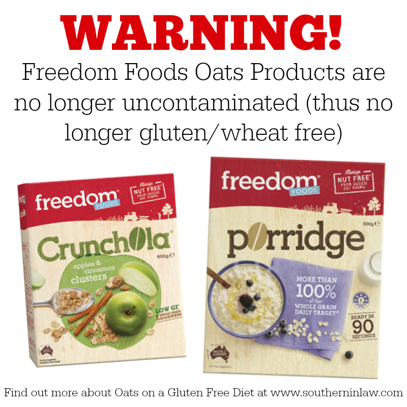 Southern In Law Are Oats Gluten Free? Info about Oats on a Gluten Free