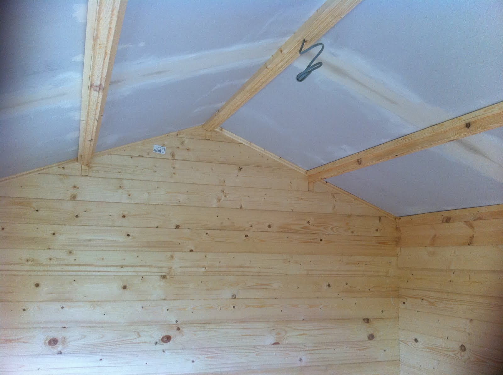 Cabin Living Retrofitting insulation in a garden office log cabin