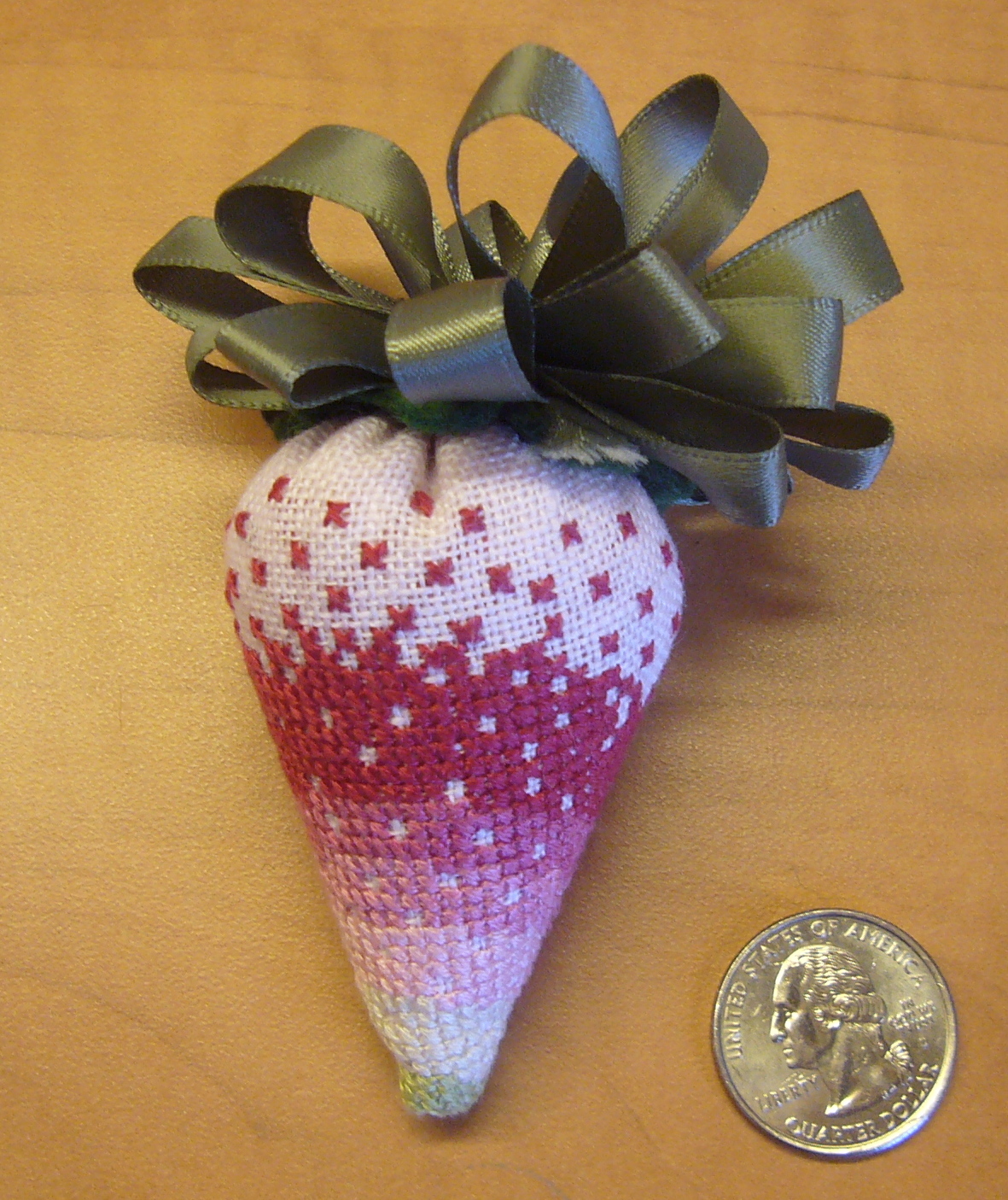 Sun City Stitcher Strawberry Pin Cushion Finished ) and root canal