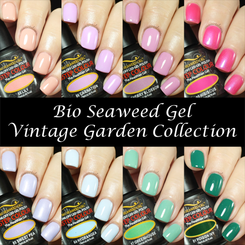 Manic Talons Nail Design Bio Seaweed Gel Vintage Garden Collection
