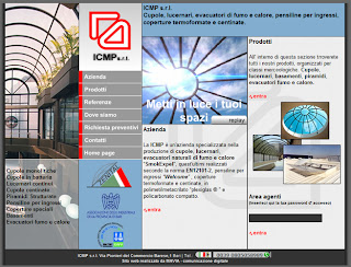 Siti Internet e Grafica per siti web Bari - Home page web site - ICMP - Bari