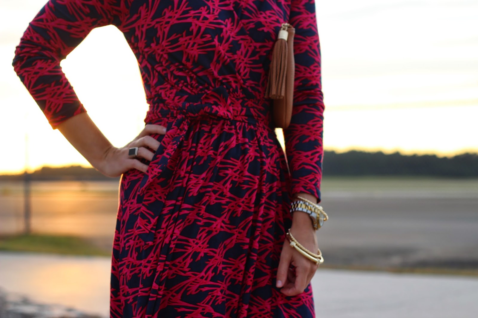 Hand Me Down Style Southern Frock wrap dress