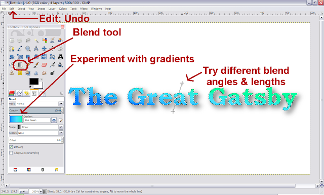 gimp gradient effect text gimp gradient effect text