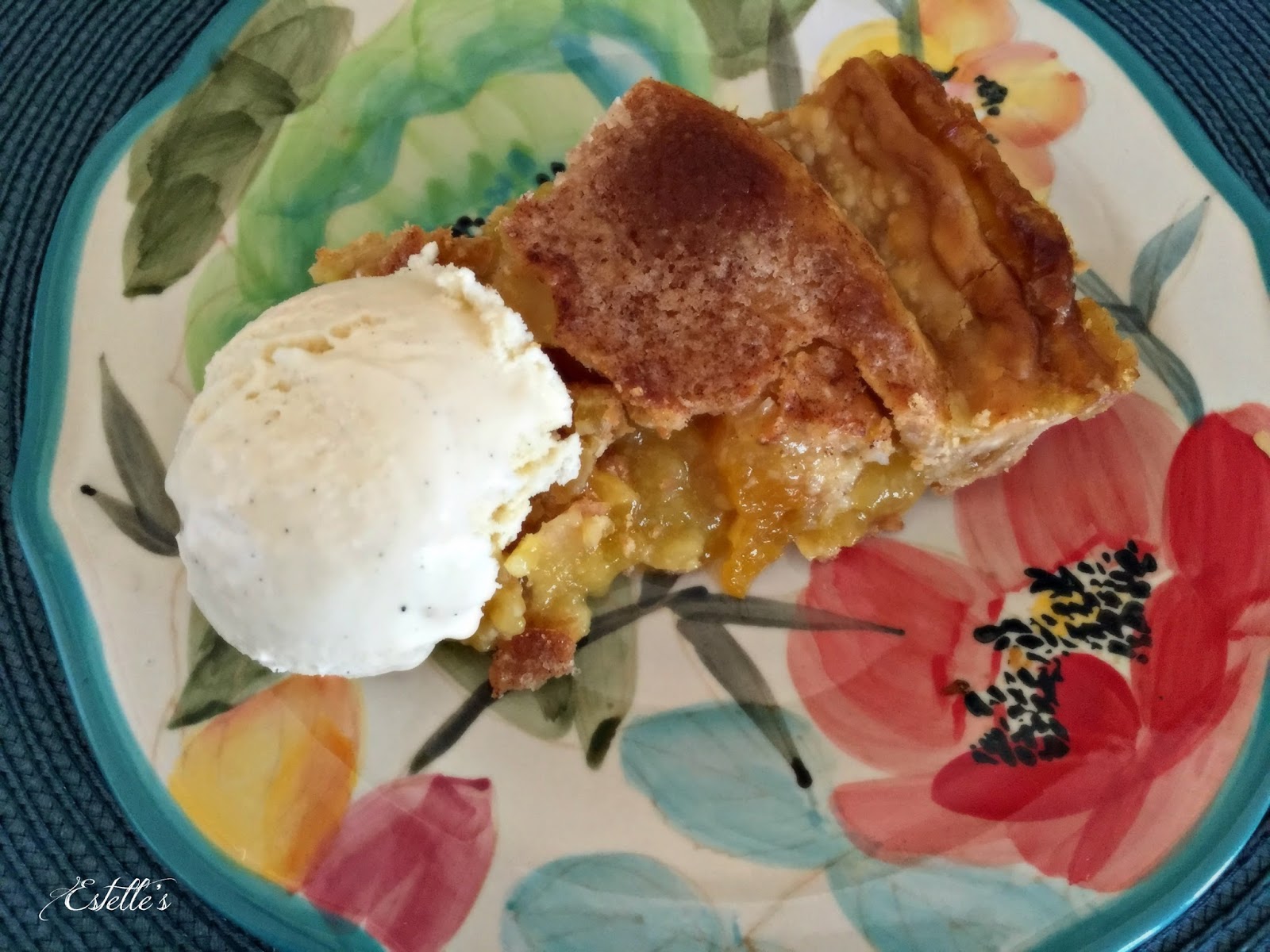 Estelle's PEACH PUDDING PIE....THE SOUTHERN WAY!