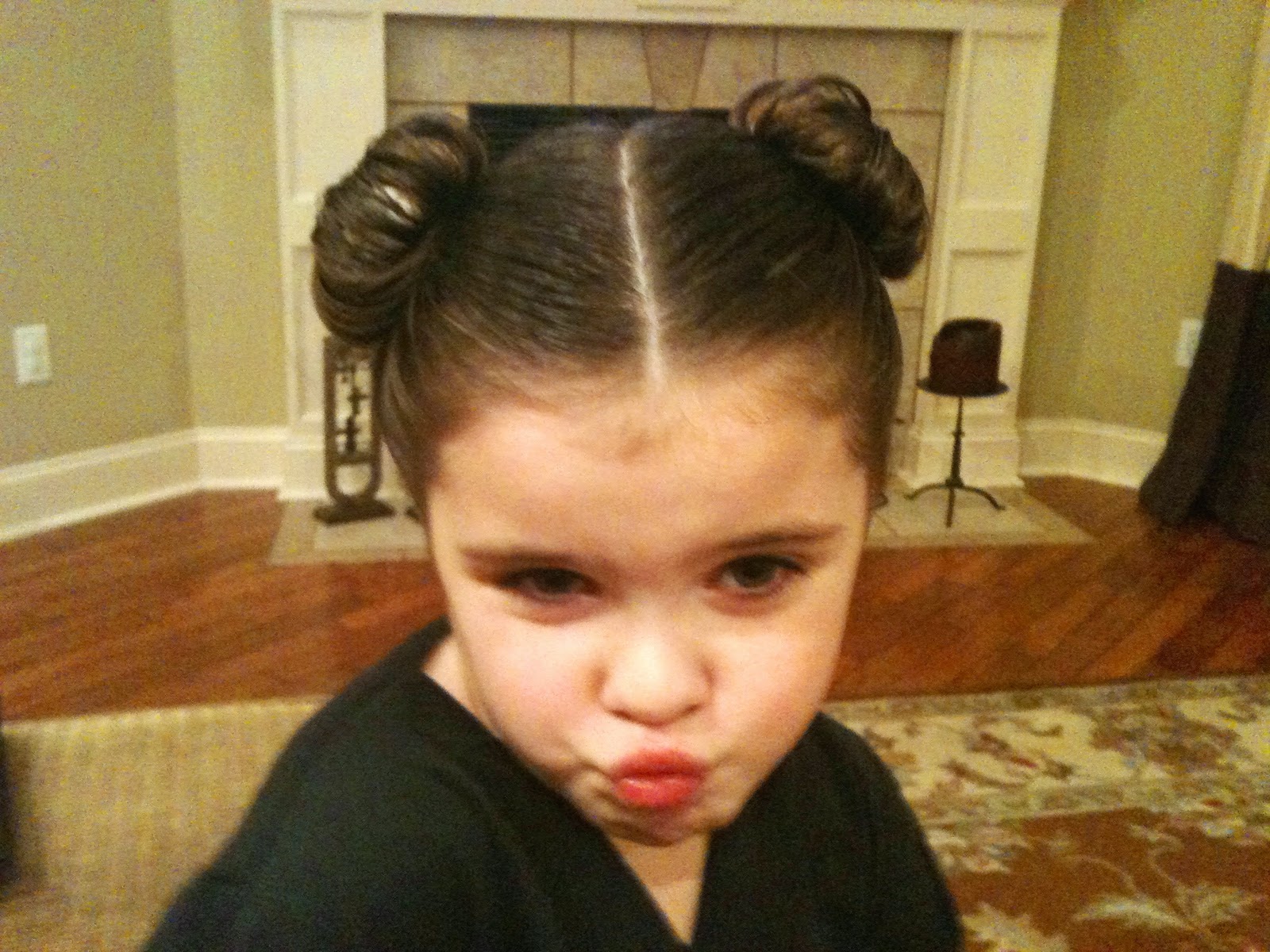 A Toddler & A Teenager Sock Bun Curls