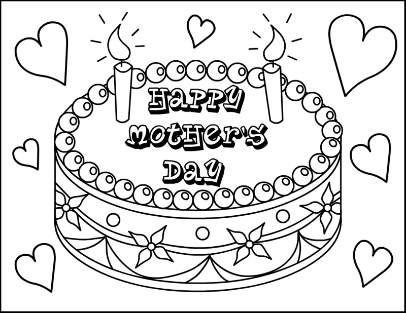 fathers day cards 2012: Happy Mothers Day Coloring Pages