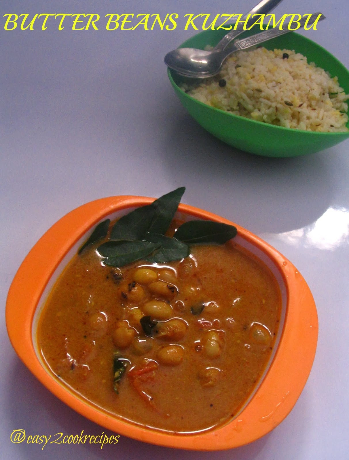 FRESH BUTTER BEANS CURRY