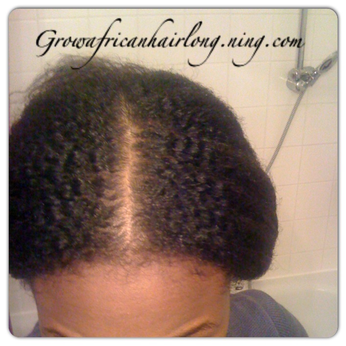 Relaxer & Trim update 25 weeks post Grow African Hair Long GAHL