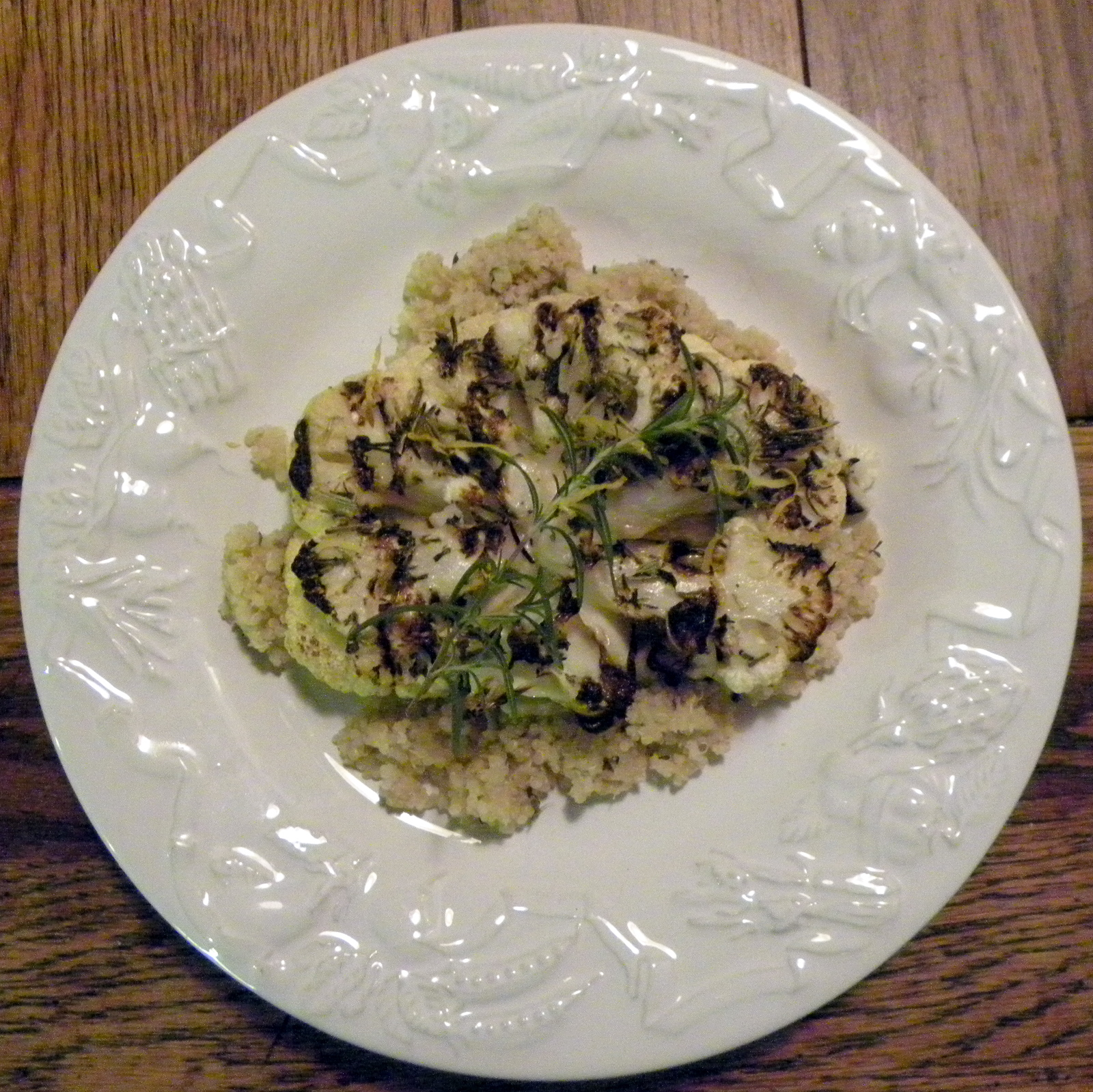 Cook's Cache Cauliflower Steak with Quinoa