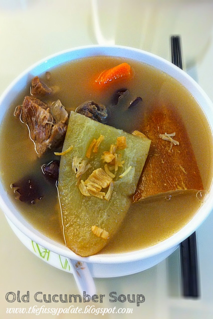 The Fussy Palate Old cucumber soup